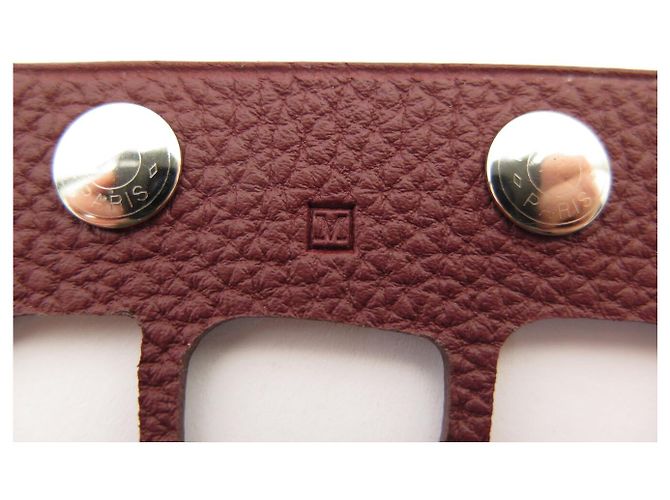 Hermès NUEVO BRAZALETE HERMES PETIT H MANILLA REVERSIBLE + PIN DE SILLÍN - vista 12