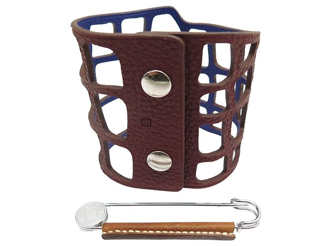 Hermès NUEVO BRAZALETE HERMES PETIT H MANILLA REVERSIBLE + PIN DE SILLÍN - vista 17