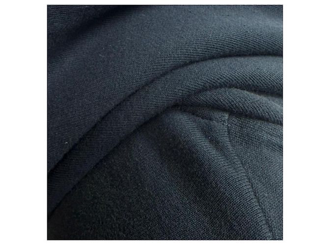 Hoodie en coton noir avec logo Acne Studios - vue 3