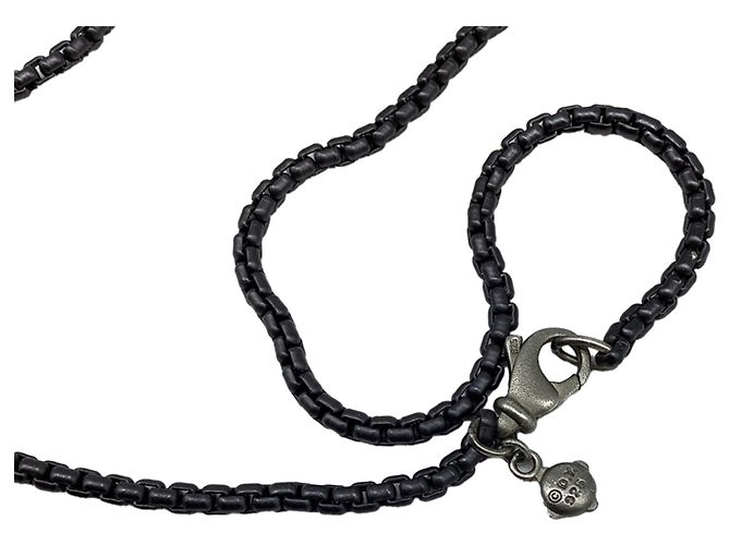 Collana a catena Box di David Yurman in argento sterling grigio - vista 5