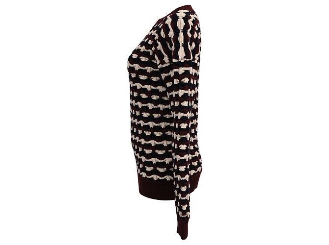 Suéter geométrico oversized Victoria Victoria Beckham en viscosa multicolor - vista 2