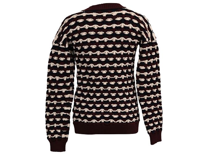 Suéter geométrico oversized Victoria Victoria Beckham en viscosa multicolor - vista 3