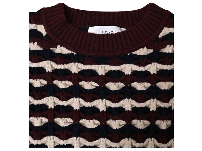 Suéter geométrico oversized Victoria Victoria Beckham en viscosa multicolor - vista 5