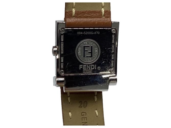 Fendi Orologi 5200G Watch in Brown Leather Red - view 10