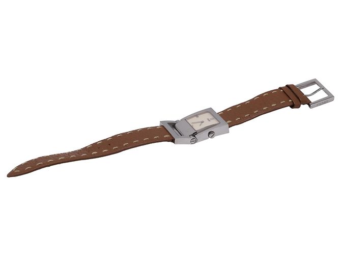 Fendi Orologi 5200G Watch in Brown Leather Red - view 6