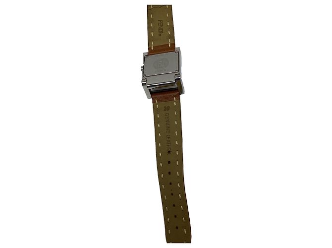 Fendi Orologi 5200G Watch in Brown Leather Red - view 9