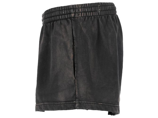 Everyday Balenciaga Laufshorts aus grauer Baumwolle - Ansicht 2