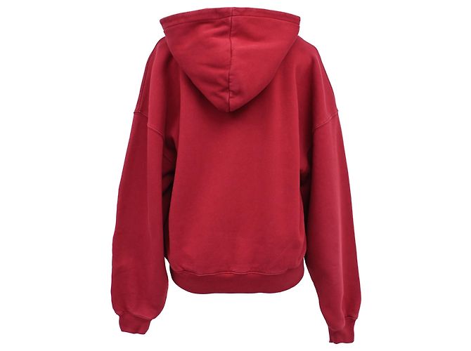 Sudadera Anine Bing Alec en algodón rojo Roja - vista 3