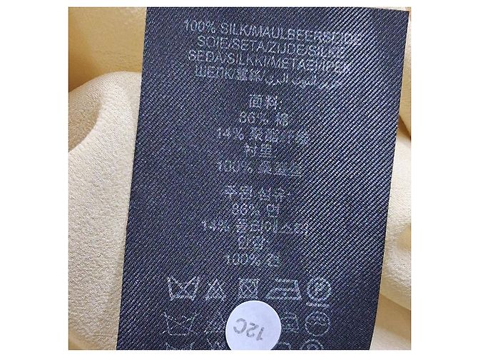 Vestido midi em algodão branco com detalhes em renda Burberry Prorsum - vista 4