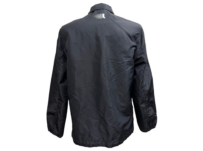 Giacca bomber stampata Enter Nothing di Lanvin in nylon nero - vista 3