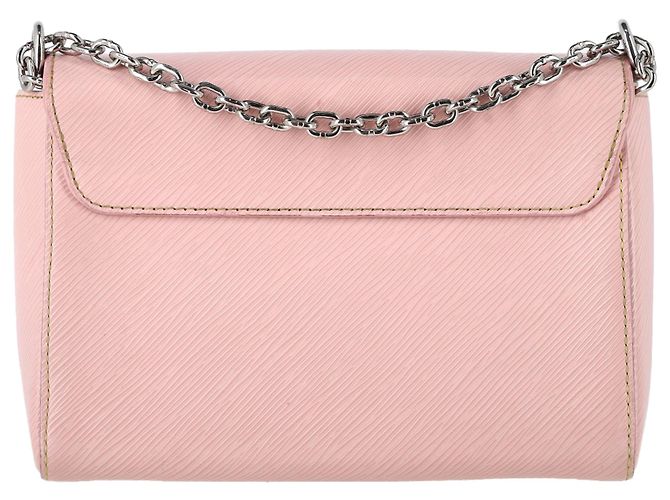 Borsa a Spalla Louis Vuitton Twist MM in Pelle Epi Rosa - vista 3