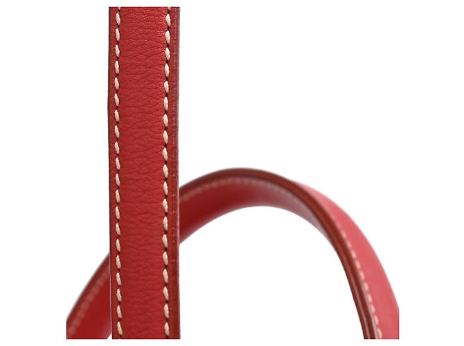 Bolsa D Tote Tod's em couro bordô Vermelho Bordeaux - vista 9
