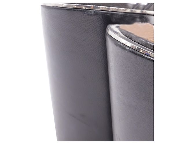 Sandali con tacco a blocco e cinturino alla caviglia con borchie in pelle nera di Givenchy Nero - vista 7