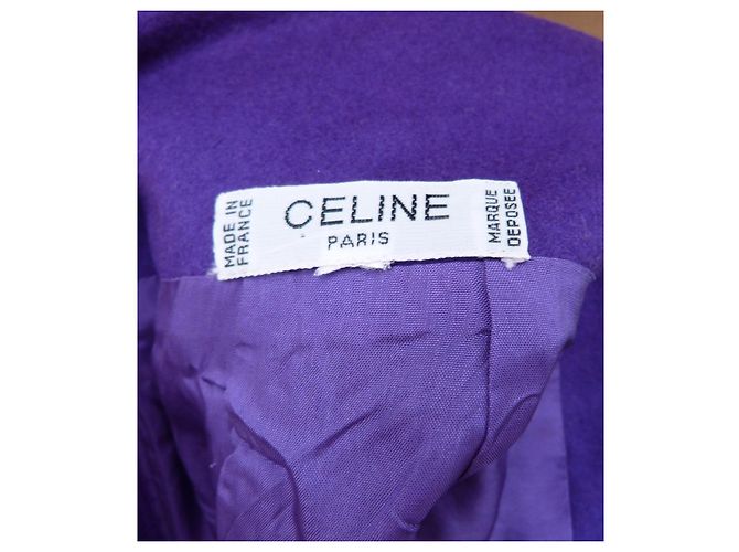 Falda Tulipán Céline de Lana Violeta Púrpura - vista 4