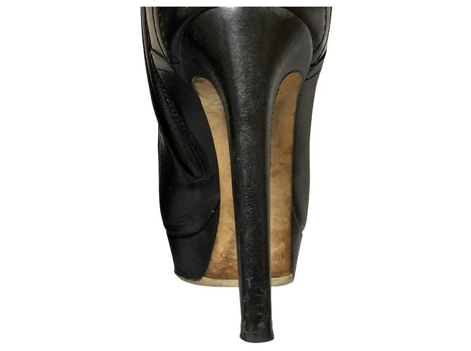 Lederkurze Stiefel JIMMY CHOO Schwarz - Ansicht 17