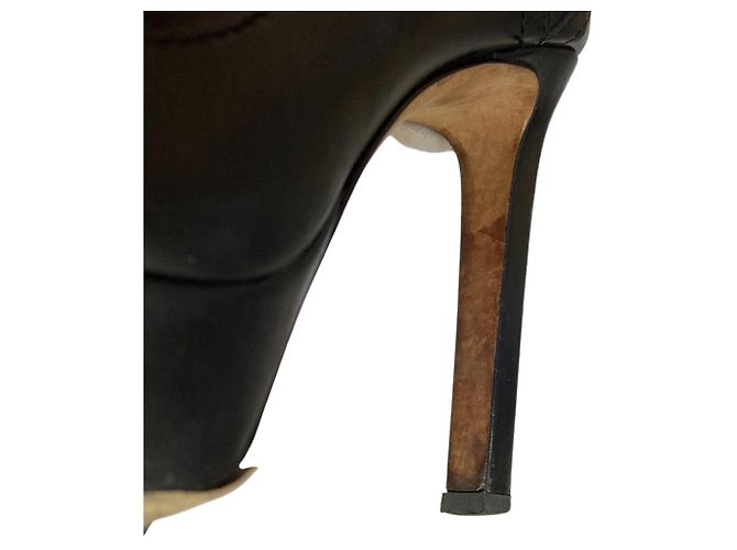 Lederkurze Stiefel JIMMY CHOO Schwarz - Ansicht 18