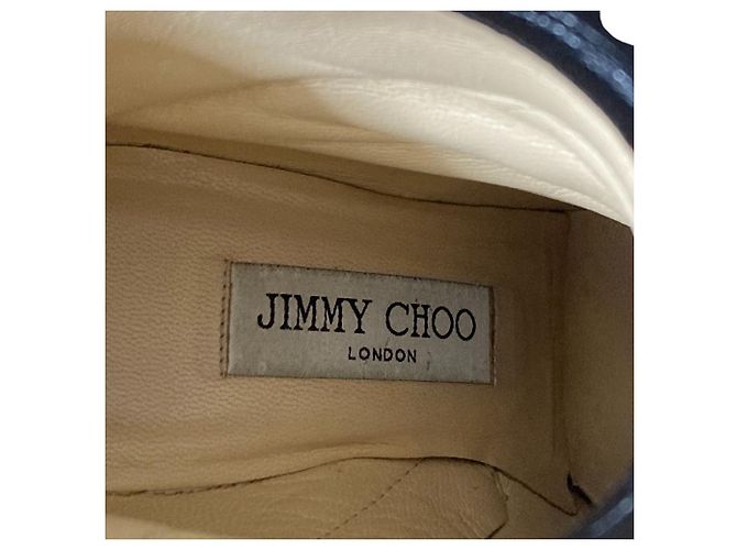 Lederkurze Stiefel JIMMY CHOO Schwarz - Ansicht 9