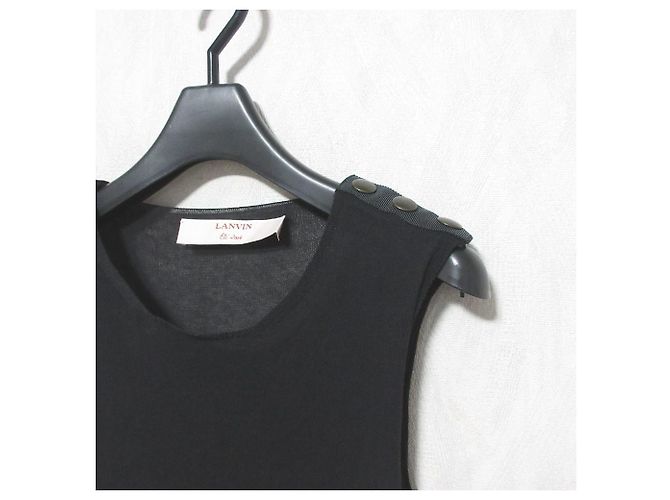 Top de punto Lanvin Negro - vista 3