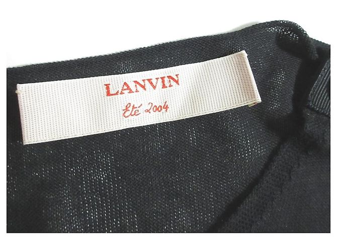 Top de punto Lanvin Negro - vista 4