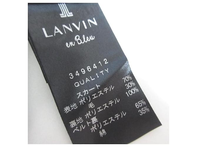 Falda Rayada LANVIN en Azul Azul marino - vista 5