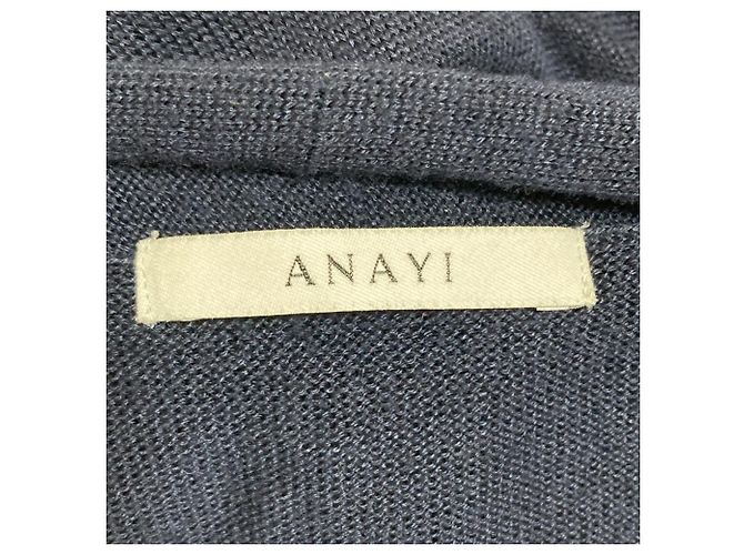 Autre Marque Cárdigan Largo de Punto ANAYI Azul Azul marino - vista 5