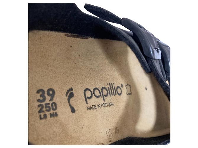 Autre Marque Sandali con zeppa in pelle Papillio Porpora - vista 8