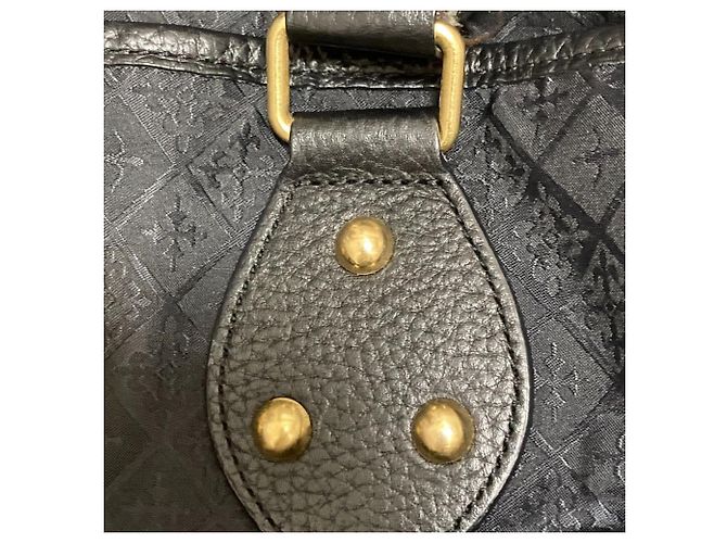 Autre Marque 2-in-1 Handtasche in Rostfarbe Schwarz Golden - Ansicht 16