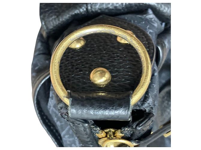 Autre Marque 2-in-1 Handtasche in Rostfarbe Schwarz Golden - Ansicht 20