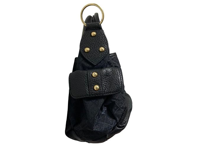 Autre Marque 2-in-1 Handtasche in Rostfarbe Schwarz Golden - Ansicht 5