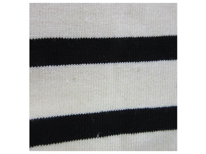 Top in cotone a righe MARC JACOBS Nero Bianco sporco - vista 10