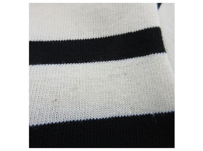 Top in cotone a righe MARC JACOBS Nero Bianco sporco - vista 8