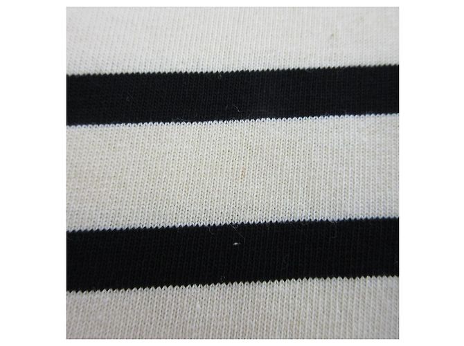 Top in cotone a righe MARC JACOBS Nero Bianco sporco - vista 9