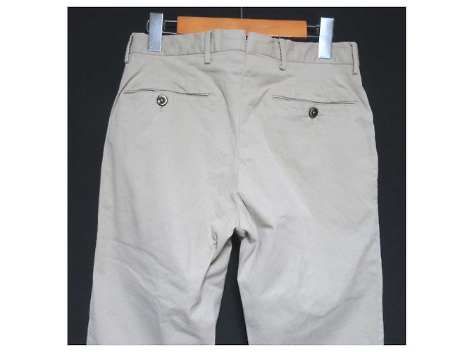 Autre Marque Calças Chino de Algodão PT TORINO EVO FIT Bege - vista 4