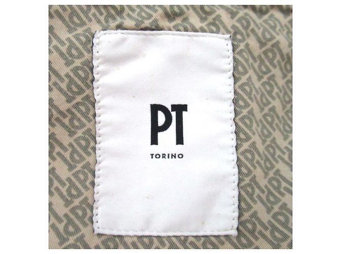 Autre Marque Calças Chino de Algodão PT TORINO EVO FIT Bege - vista 7