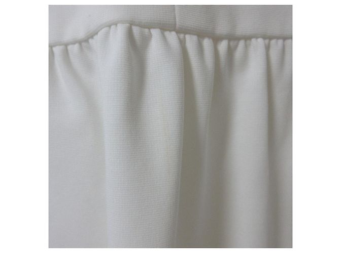 Autre Marque M-PremierCOUTURE Ponte Cutsew Blanco - vista 11