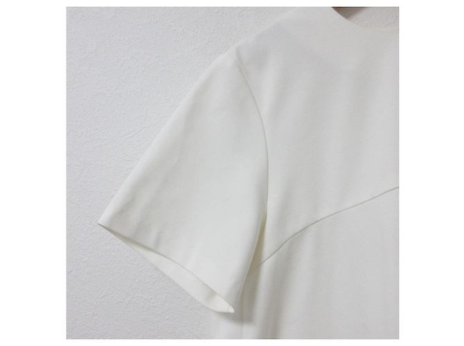 Autre Marque M-PremierCOUTURE Ponte Cutsew Blanco - vista 4