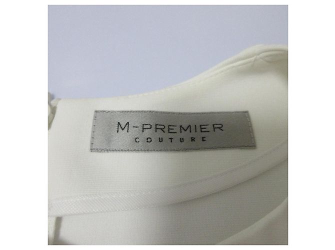 Autre Marque M-PremierCOUTURE Ponte Cutsew Blanco - vista 6