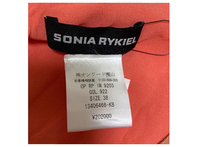 Autre Marque Vestido de seda transparente Sonia Rykiel Rosa - vista 7