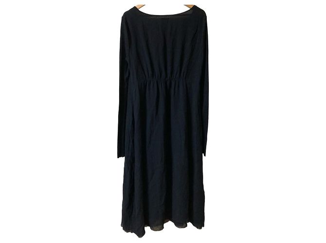 Autre Marque Vestido de seda KristenseN DU NORD Negro - vista 2