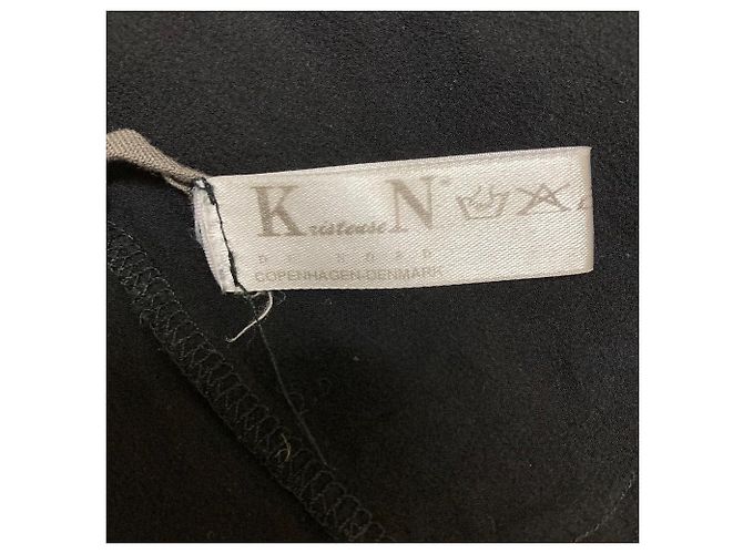 Autre Marque Vestido de seda KristenseN DU NORD Negro - vista 8