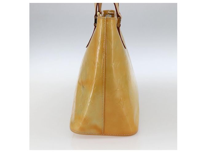 Borsa a mano Houston Louis Vuitton Monogram Vernis Giallo - vista 4