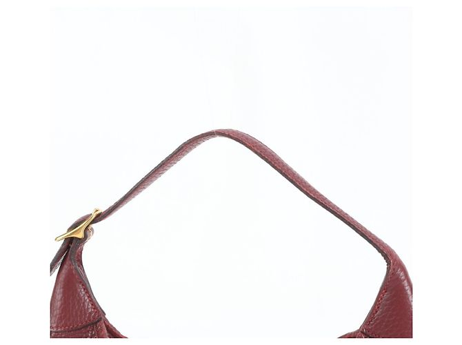 Hermès Hermes Trim 31 Leder Schultertasche Bordeaux - Ansicht 2