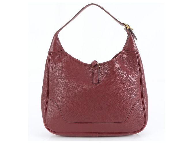 Hermès Hermes Trim 31 Leder Schultertasche Bordeaux - Ansicht 3