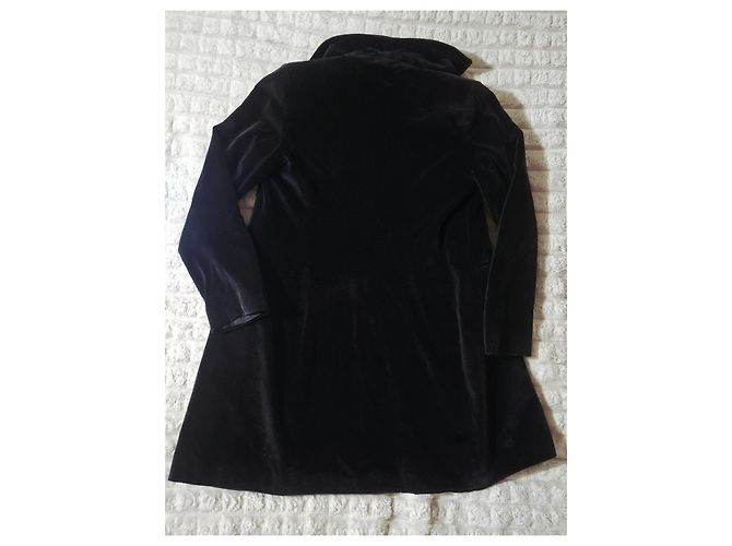 Autre Marque Giacca di velluto nera 000.19.96 Nero - vista 6