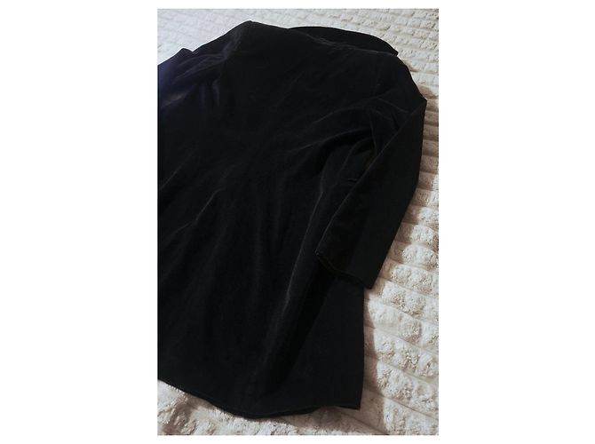 Autre Marque Giacca di velluto nera 000.19.96 Nero - vista 7
