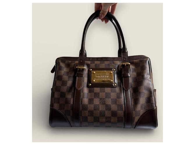 Louis Vuitton Damier Ébène Berkeley Marrone - vista 3