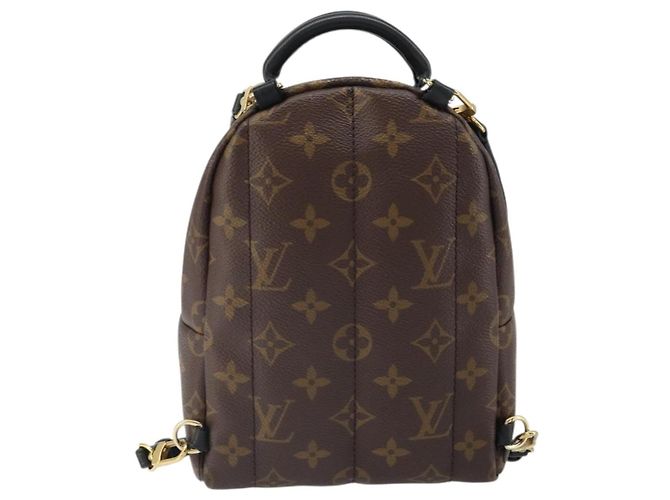 Louis Vuitton Palm Springs Backpack Monogram Canvas Mini Brown - view 2