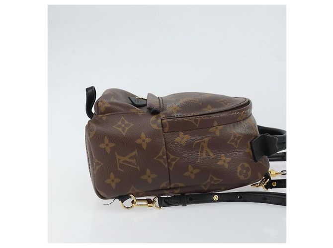 Louis Vuitton Palm Springs Backpack Monogram Canvas Mini Brown - view 3