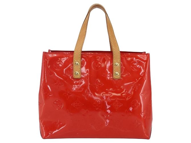 Borsa Reade Monogram Vernis PM di Louis Vuitton Rosso - vista 2