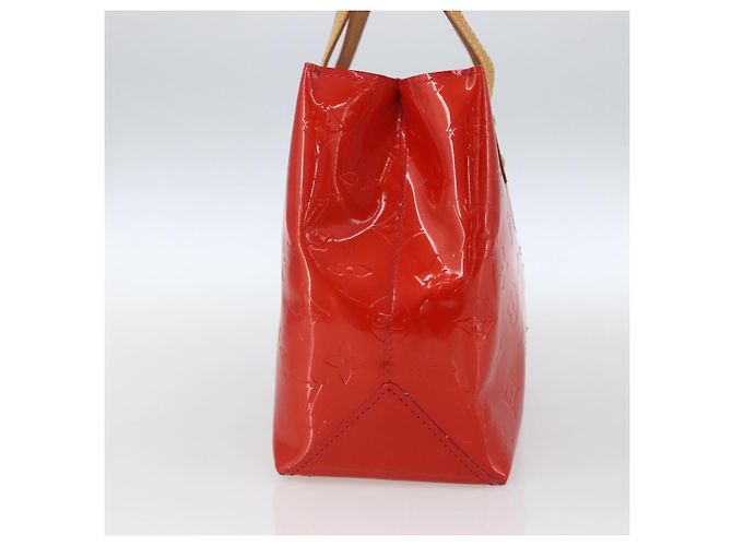 Borsa Reade Monogram Vernis PM di Louis Vuitton Rosso - vista 4